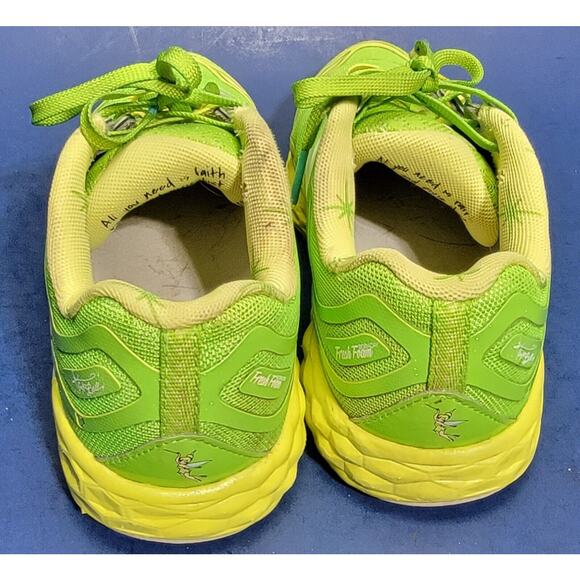 Rare Run Disney 2015 New Balance Tinkerbell 5.5 Green Glow Running Shoes Fairy - Picture 6 of 12